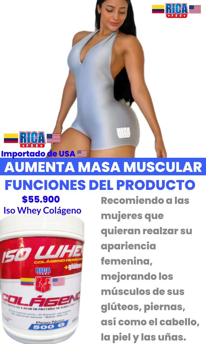 KIT DOS PRODUCTOS $69.000, ISO WHEY COLÁGENO Y ÓLEO CON FENOGRECO