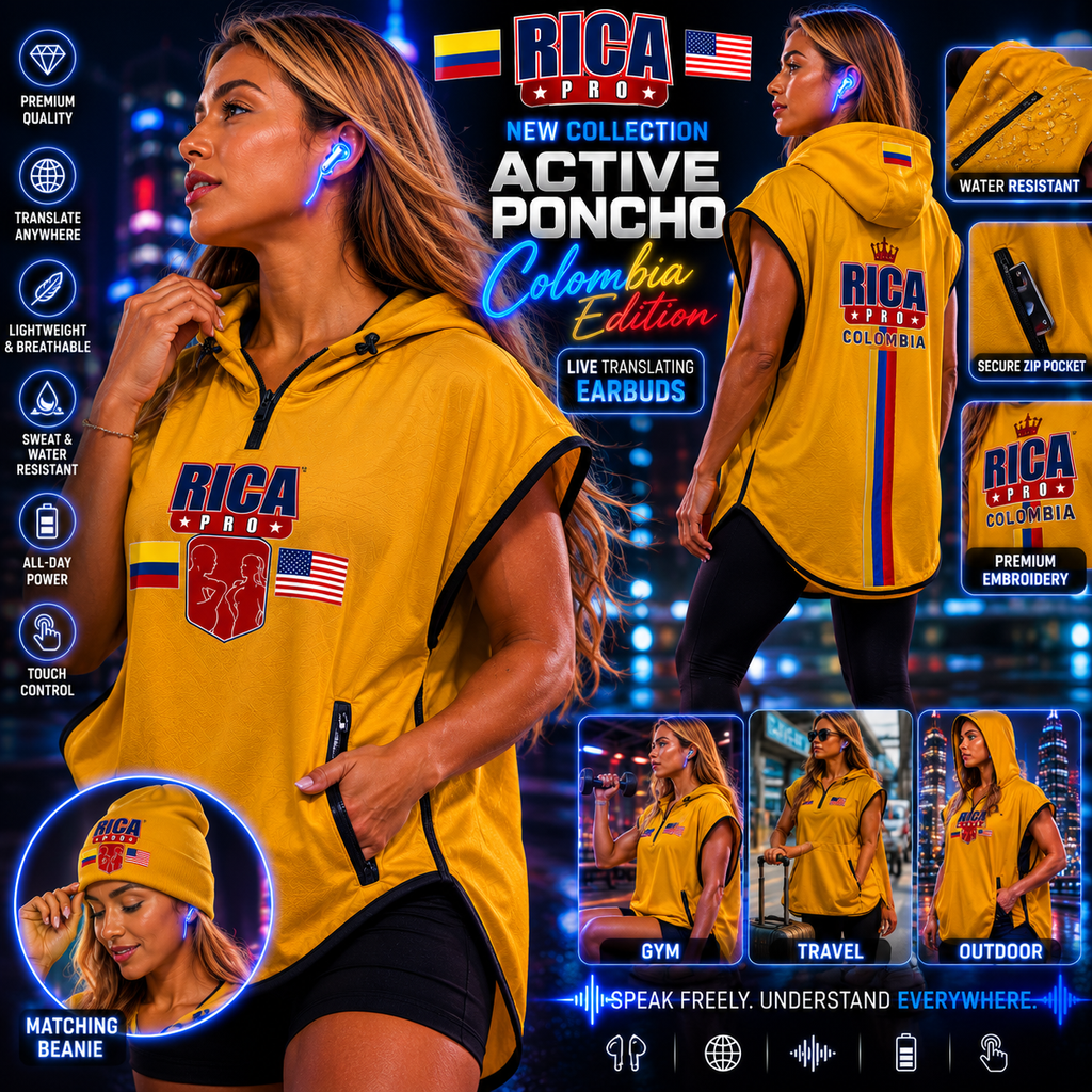 RICA PRO Active Poncho Hoodie™ PARA MUJERES