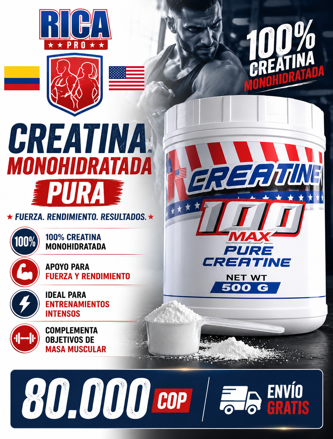 Max 100 Pure Creatine Monohydrate