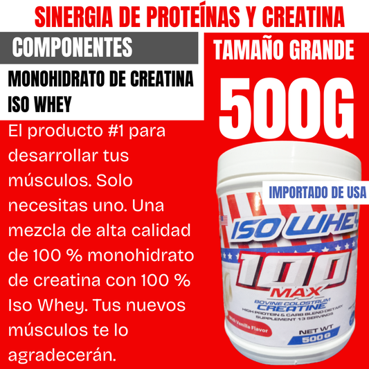 ISO WHEY MAX 100 CREATINE