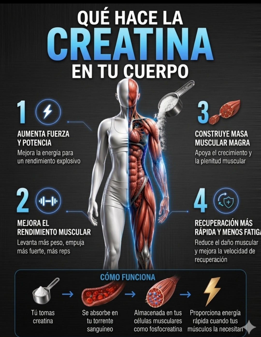 Max 100 Pure Creatine Monohydrate - Rica Pro