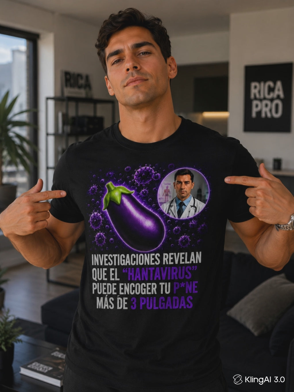 🍆 La Camiseta Más Viral de Rica Pro™