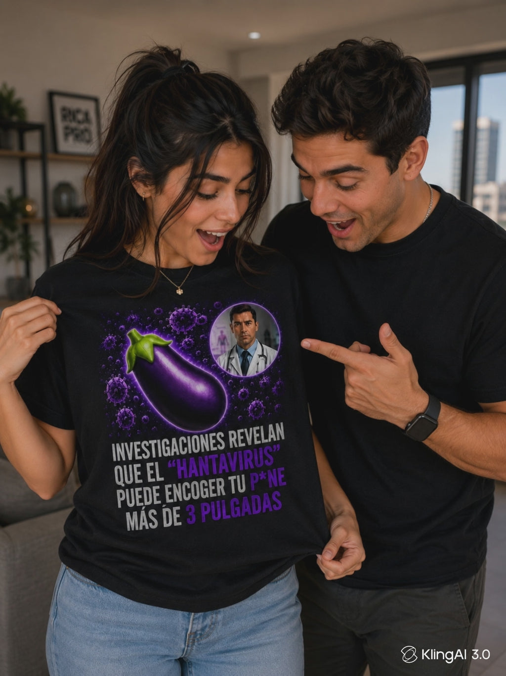 🍆 La Camiseta Más Viral de Rica Pro™