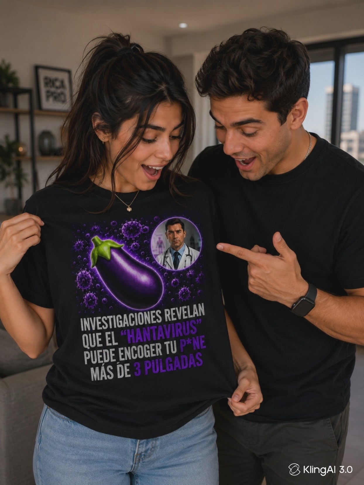 🍆 La Camiseta Más Viral de Rica Pro™